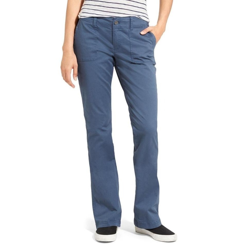 Athleta Organic Cotton Boulder Pants Blue Size 2 Casual Utility